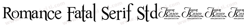 Romance Fatal Serif Std字体转换